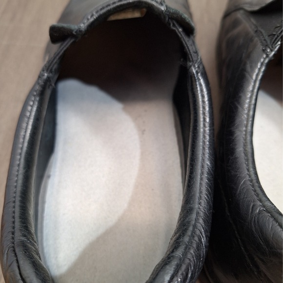 Roper Black Ostrich Skin Slip On Casual Performance Shoes Men's Size 12 Western - Picture 8 of 9